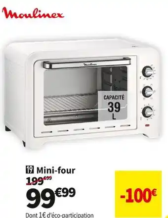 Conforama Moulinex mini-four ox484100 offre