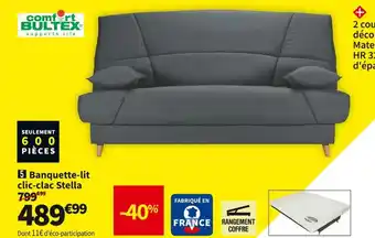 Conforama Canape convertible 3 places collins offre