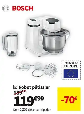 Conforama Bosch robot pâtissier mums2ew11 offre