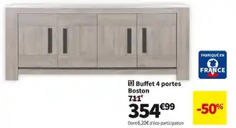 Conforama Buffet 4 portes boston offre