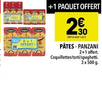 Supeco Panzani pâtes offre