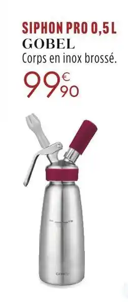 Gobel siphon 0,5 l