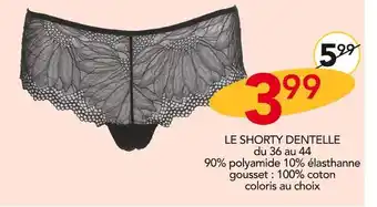 Stokomani La city le shorty dentelle offre