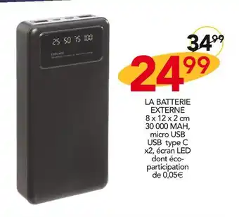 Stokomani La batterie externe offre