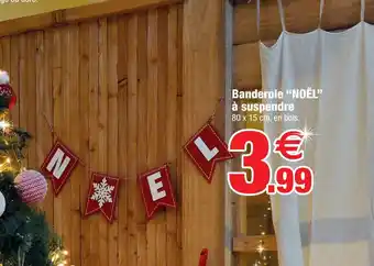 Banderole "NOĂL" Ă suspendre