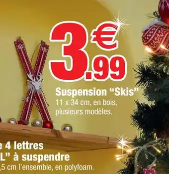 Bazarland Suspension "Skis offre
