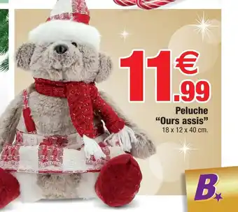 Peluche "Ours assis