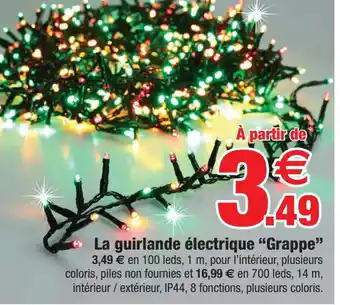 Bazarland La guirlande électrique "Grappe offre