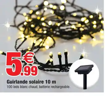 Bazarland Guirlande solaire 10 m offre