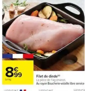 Carrefour Filet de dinde offre