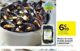 Carrefour Moules de corde FILIERE QUALITÉ CARREFOUR offre