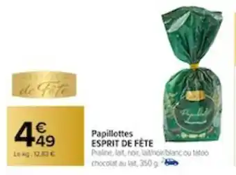 Carrefour Papillottes ESPRIT DE FÊTE offre