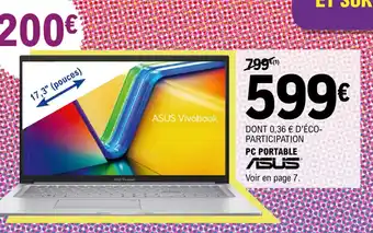 E.Leclerc PC PORTABLE offre