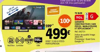 E.Leclerc TV QLED offre