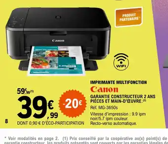 E.Leclerc IMPRIMANTE MULTIFONCTION offre