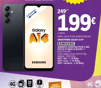 E.Leclerc Smartphone galaxy offre