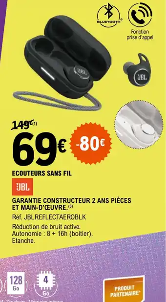 E.Leclerc ECOUTEURS SANS FIL offre