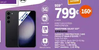 E.Leclerc SMARTPHONE GALAXY S23(²) offre