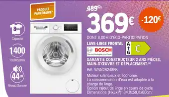 E.Leclerc LAVE-LINGE FRONTAL offre