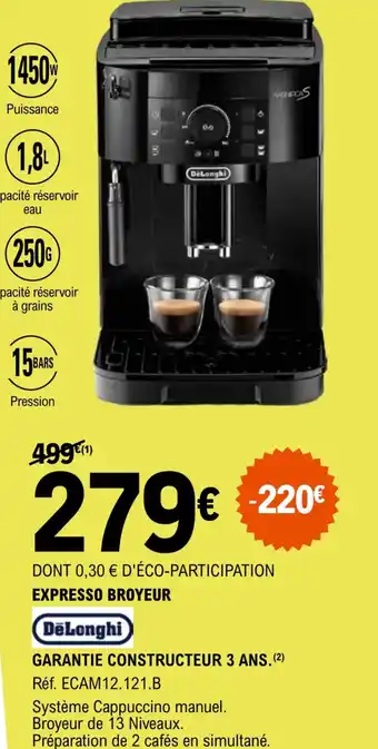 E.Leclerc EXPRESSO BROYEUR offre