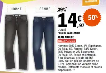 E.Leclerc JEAN ADULTE offre