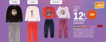 E.Leclerc PYJAMA ADULTE offre