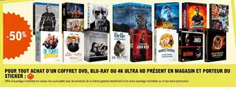 E.Leclerc POUR TOUT ACHAT D'UN COFFRET DVD, BLU-RAY OU 4K ULTRA HD PRÉSENT EN MAGASIN ET PORTEUR DU STICKER : offre