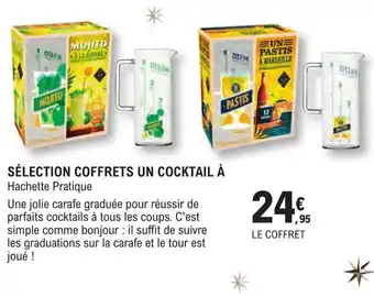 E.Leclerc Espace Culturel SÉLECTION COFFRETS UN COCKTAIL À Hachette Pratique offre