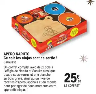 APÉRO NARUTO Ce soir les ninjas sont de sortie ! Larousse