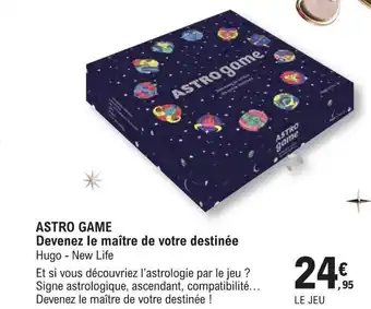 E.Leclerc Espace Culturel ASTRO GAME Devenez le maître de votre destinée Hugo - New Life offre