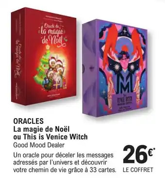 E.Leclerc Espace Culturel ORACLES La magie de Noël ou This is Venice Witch offre