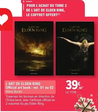 L'ART DE ELDEN RING Official art book : vol. 01 ou 02 Mana Books
