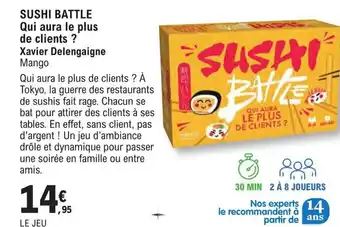 SUSHI BATTLE Qui aura le plus de clients ?