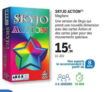 E.Leclerc Espace Culturel SKYJO ACTION (¹) Magilano offre