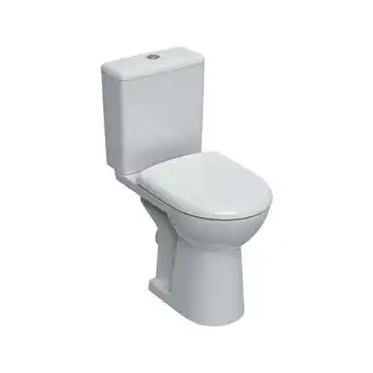 Pack wc à poser geberit renova comfort - surélevé - rimfree - sortie horizontale - 37x67cm - blanc