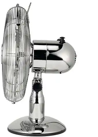 Bricomarché Ventilateur de table - chrome - 40cm - 50w offre