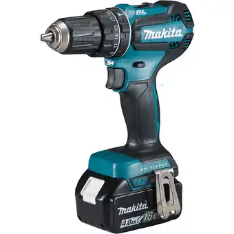 Bricomarché Perceuse visseuse à percussion sans-fil avec 2 batteries - 18v offre