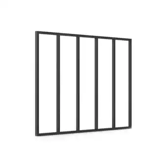 Bricorama Cadre verrière en aluminium verrea - vitrages non inclus - noir sablé - 173 x 123 cm offre