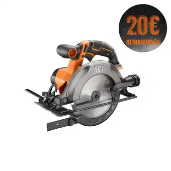 Scie circulaire aeg 18v - 165mm - sans batterie ni chargeur - bks18c2-0