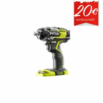 Bricorama Boulonneuse ryobi à chocs brushless 18v oneplus - 4 modes r18iw7-0 offre