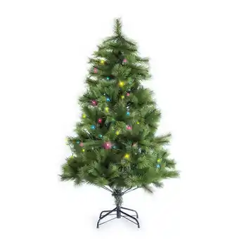 Bricorama Sapin de noël avec guirlande connectée 150cm, effet naturel, synchronisation sonore rvb offre
