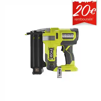 Bricorama Cloueur d'assemblage air comprimé ryobi 18v oneplus - 18 g - sans batterie ni chargeur - r18gn18-0 offre
