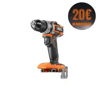 Perceuse à percussion aeg 18v brushless - subcompact - sans batterie ni chargeur bsb18sbl-0