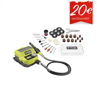 Bricorama Mini-outil multifonction ryobi - rrts18-0a35 - 18v oneplus - 4 000-35 000 tr/min - 35 accessoires - sans batterie ni chargeur offre