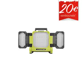 Bricorama Triple panneau lumineux led ryobi 18v oneplus - 3000 lumens - sans batterie ni chargeur - rlp18-0 offre
