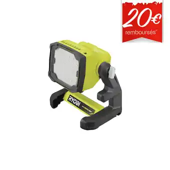 Bricorama Projecteur led ryobi 18v oneplus - 1800 lumens - sans batterie ni chargeur - rlfd18-0 offre