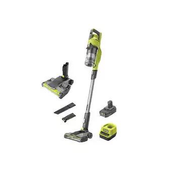 Bricorama Pack ryobi - aspirateur balai - rsv18-120g - 18v oneplus - 500ml - 1 batterie 2.0ah - 1 chargeur - tête de sol - rsvdfh24 - 2 offre