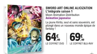 E.Leclerc Espace Culturel SWORD ART ONLINE ALICIZATION L'intégrale saison 1 offre