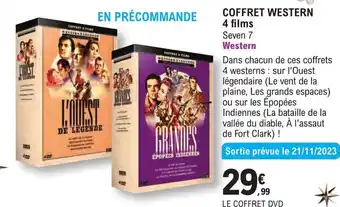 E.Leclerc Espace Culturel COFFRET WESTERN 4 films offre
