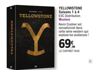 YELLOWSTONE Saisons 1 Ă 4 ESC Distribution Western